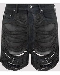 Rick Owens - Dark Dust Geth Cutoffs Jeans - Lyst