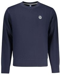 North Sails - Blue Cotton Men's Sweatshirt - Lyst