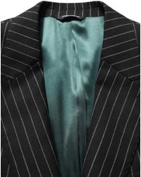 Dolce & Gabbana - Stripes Wool Single Breasted Blazer Polyester Clothing - Lyst