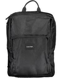 Calvin Klein - Elegant Polyester Laptop Backpack - Lyst