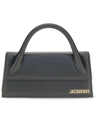 Jacquemus - Black Calf Leather Bos Taurus Handbag - Lyst