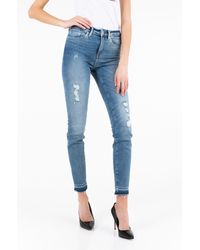 Tommy Hilfiger - Como Skinny Fit Distressed Ankle Jeans - Lyst