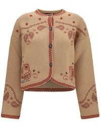 Alanui - Brown Wool Oves Aries Full - Lyst