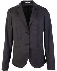 Lardini - Pinstripe Wool Jacket - Lyst