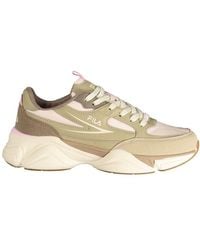 Fila - Beige Polyurethane 's Sneaker - Lyst