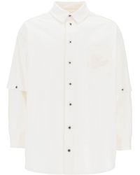 Off-White c/o Virgil Abloh - Convertible Overshirt With 90'S - Lyst