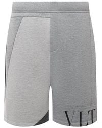 Valentino Garavani - Gray Modal Shorts - Lyst
