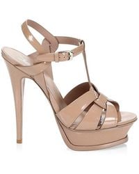 Saint Laurent - Tribute High Heel Sandals - Lyst
