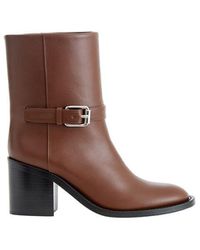 Burberry - Leather Boot - Lyst
