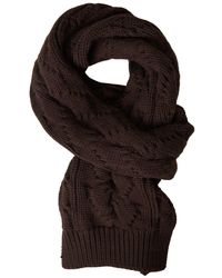Dolce & Gabbana - Brown Cashmere Knit Neck Wrap Shawl Scarf - Lyst