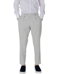 Antony Morato - Gray Polyester Dress Pants - Lyst