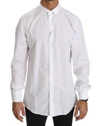 Dolce & Gabbana - Elegant Cotton Fit Shirt - Lyst
