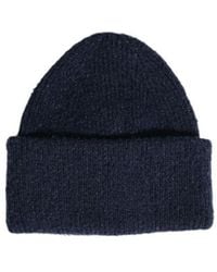 Pieces - Blue Recycled Polyester Cap (baseball Hat) - Lyst