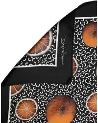 Dolce & Gabbana - Print Square Handkerchief Scarf - Lyst