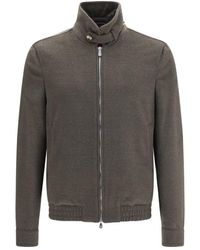 Brunello Cucinelli - Gray Wool Oves Aries Full - Lyst