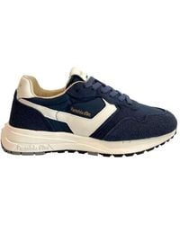 Pantofola D Oro - Blue Suede Men Sneaker - Lyst