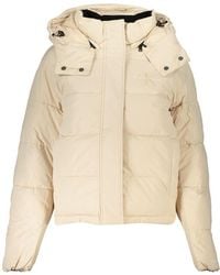 Calvin Klein - Chic Long-Sleeved Jacket With Removable Hood - Lyst
