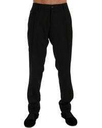 Dolce & Gabbana - Wool Trousers Classic Fit - Lyst