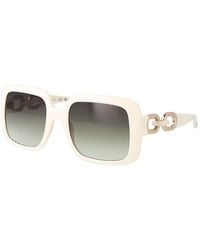 Guess - White Plastic Sunglasses - Lyst