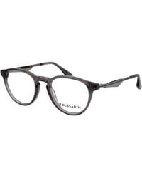 Trussardi - Gray Acetate Glasses (frames) - Lyst