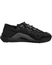 Dolce & Gabbana - Black Logo Lace Low Top Ns1 Sneakers Shoes - Lyst