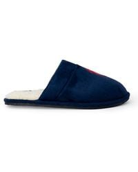 Ralph Lauren - Blue Polyester Slippers - Lyst