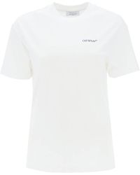 Off-White c/o Virgil Abloh - Off- Arrow Cotton T-Shirt - Lyst