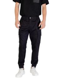 Antony Morato - Black Viscose Casual Pants - Lyst