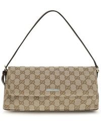 Gucci - Brown Polyester Shoulder Bag - Lyst