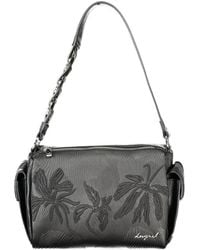 Desigual - Black Polyurethane Handbag - Lyst