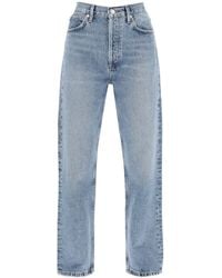 Agolde - Straight Leg Jeans From The 90's With High Waist - Lyst