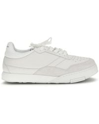 Givenchy - White Calf Leather Bos Taurus Low Top Sneakers - Lyst