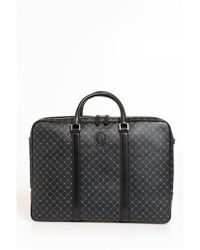 Trussardi - Black Leather Briefcase - Lyst