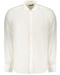 North Sails - White Linen Men's Shirt - Lyst
