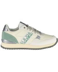 Napapijri - Chic Lace-Up Sports Sneakers With Contrast Detail - Lyst