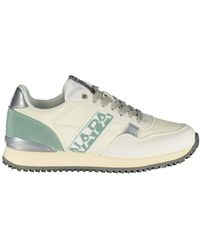 Napapijri - Chic Lace-Up Sports Sneakers With Contrast Detail - Lyst