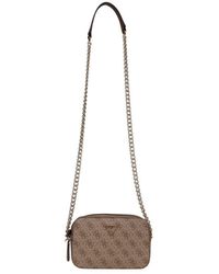 Guess - Brown Polyethylene Handbag - Lyst