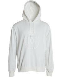 Dolce & Gabbana - Cotton Hooded Sweatshirt Pullover Sweater - Lyst