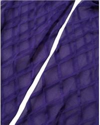 Dolce & Gabbana - Purple Nylon Fishnet Pantyhose Stockings Socks - Lyst