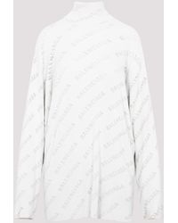 Balenciaga - Oversize Turtleneck Sweater - Lyst