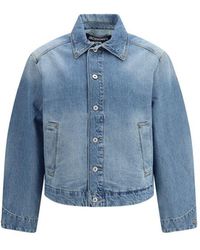 Jacquemus - Blue Polyamide Denim Jacket - Lyst