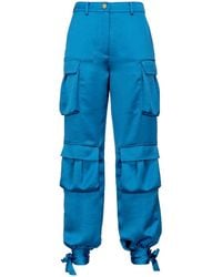 Pinko - Light Blue Polyester Jeans & Pant - Lyst