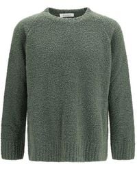 Laneus - Bicolor Wool Oves Aries Sweatshirt - Lyst