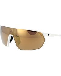 adidas - White Plastic Sunglasses - Lyst
