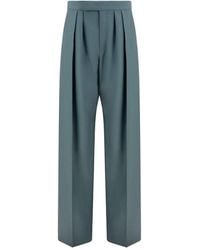 Chloé - Bicolor Wool Oves Aries Dress Pants - Lyst