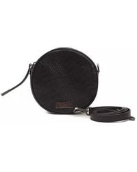 Pompei Donatella - Chic Croc-embossed Leather Crossbody - Lyst