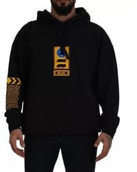 Dolce & Gabbana - Cotton Logo Hooded Sweatshirt Sweater - Lyst