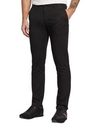 Tommy Hilfiger - Black Recycled Cotton Skinny Pants - Lyst