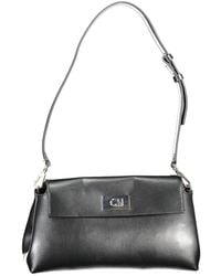 Calvin Klein - Nero Polyurethane Shoulder Bag - Lyst
