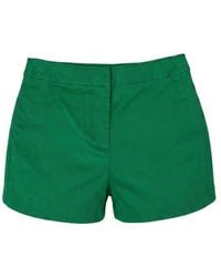 Malo - Green Cotton S Shorts - Lyst